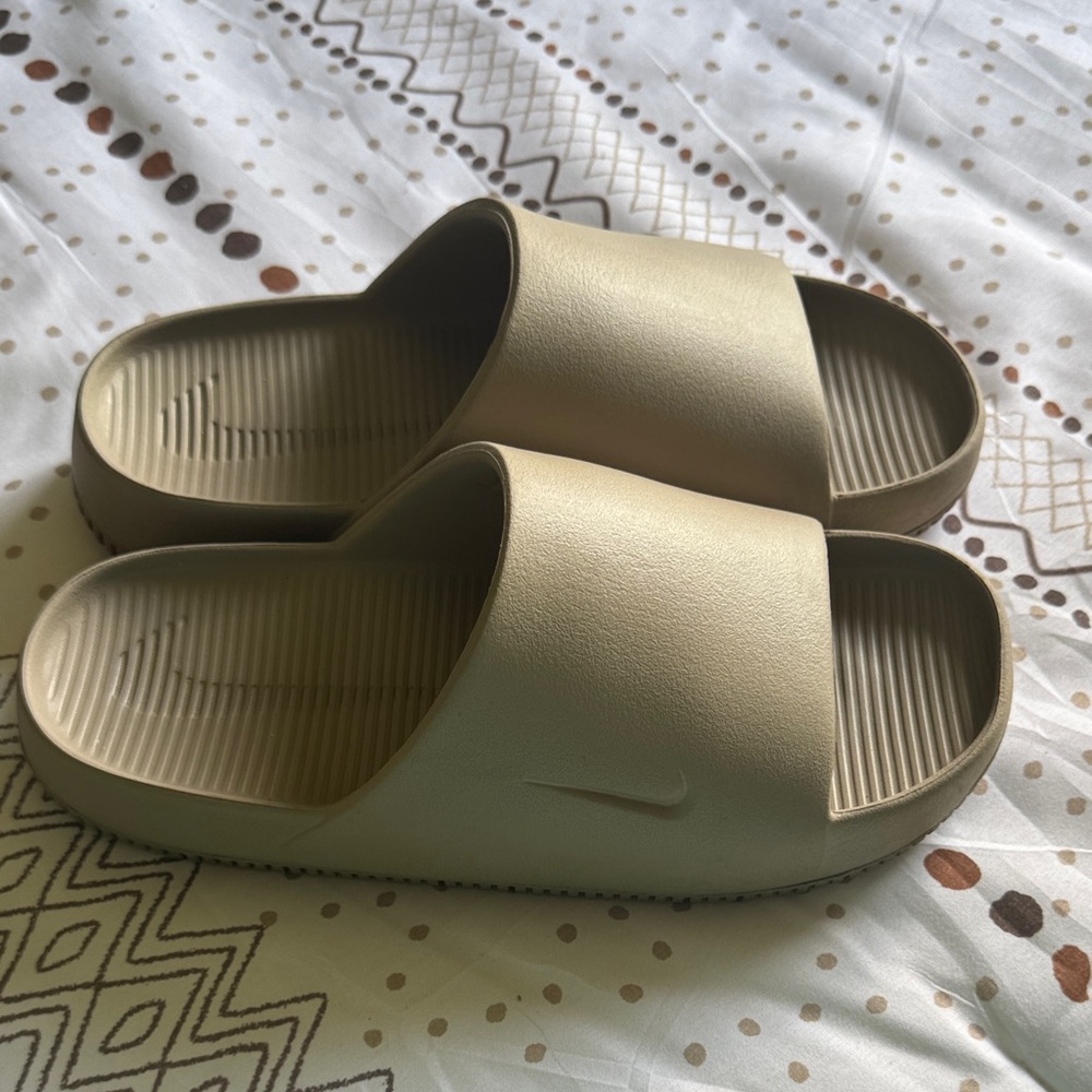 Nike Tan Slide Sandals